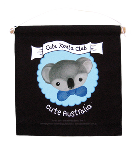 Cute Australia koala club wall hanging