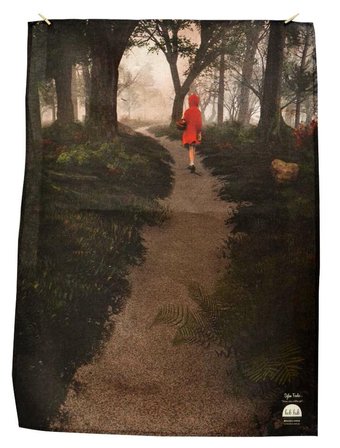 BOB HUB tea towel - Red Riding Hood