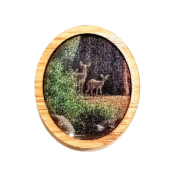 Sonia Brit Resin brooch - Woodland Deer's