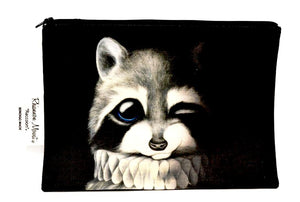 BOB HUB zip pouch - Raccoon