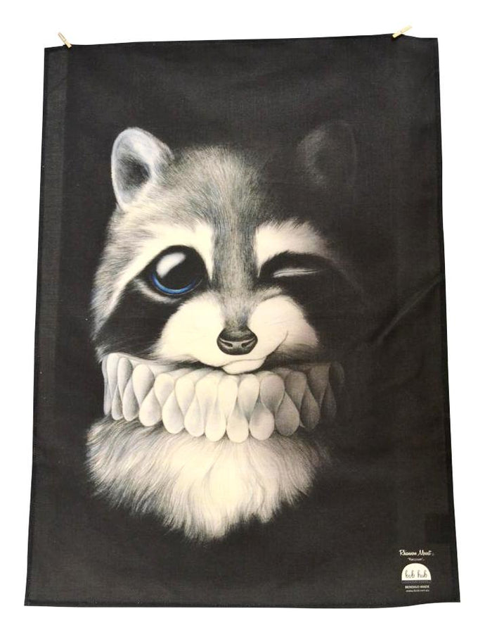 BOB HUB tea towel - Raccoon