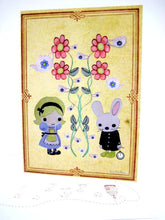 Load image into Gallery viewer, Sonia Brit card - Alice &amp; White rabbit