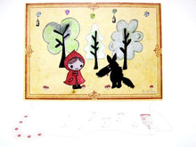 Load image into Gallery viewer, Sonia Brit card - Red riding hood