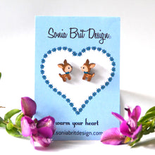 Load image into Gallery viewer, Sonia Brit studs - woodland deers