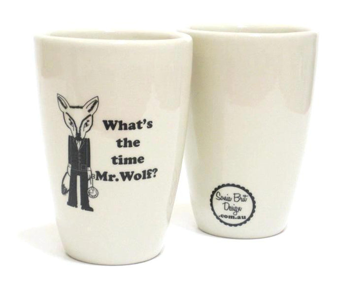 Sonia Brit Design latte mug-Mr.Wolf (1)